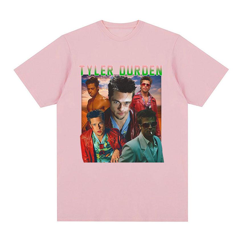 Tyler Durden Vintage Graphic T Shirt Women Gothic Fashion Short Sleeve Tshirts Casual 100 Cotton Oversized Tshirt Streetwear