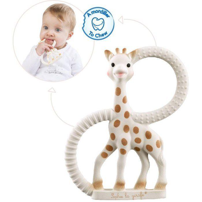 Anneau de dentition - SOPHIE LA GIRAFE - Tres Souple - Caoutchouc naturel