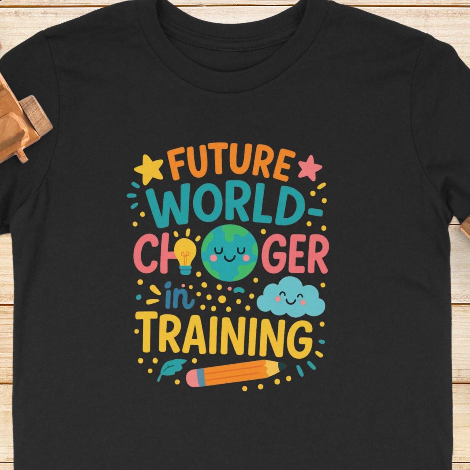 Future World Changer Kids T-Shirt: Inspirational Graphic Tee * Youth T-Shirt 100
