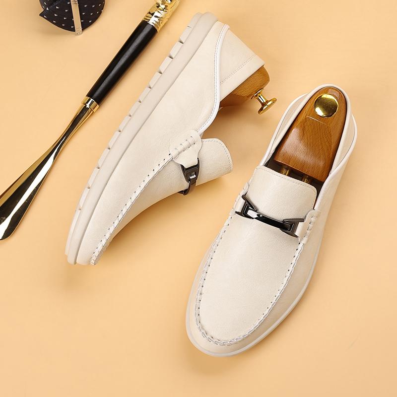 New Handmade Men Loafers Soft Leather Man Casual Shoes Classic Man Driving Footwear Slip-on Flats Comfy Moccasins Business Shoes