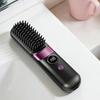 LCD Display Portable Hair Straightener Ceramic Coating Electric Straightening Comb  Family Use