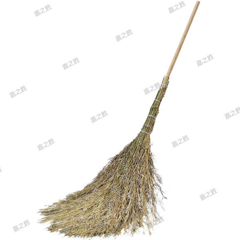 Heavy-Duty Wooden Handle Sweeping Broom