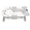Collapsible Baby Bathtub Intelligent Real Time Temperature Sensing Double Folding Portable Travel