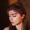 Wedding Headpieces Crystal Beads Hair Net Crown Elegant Headbands Bride Hair Bands  Party
