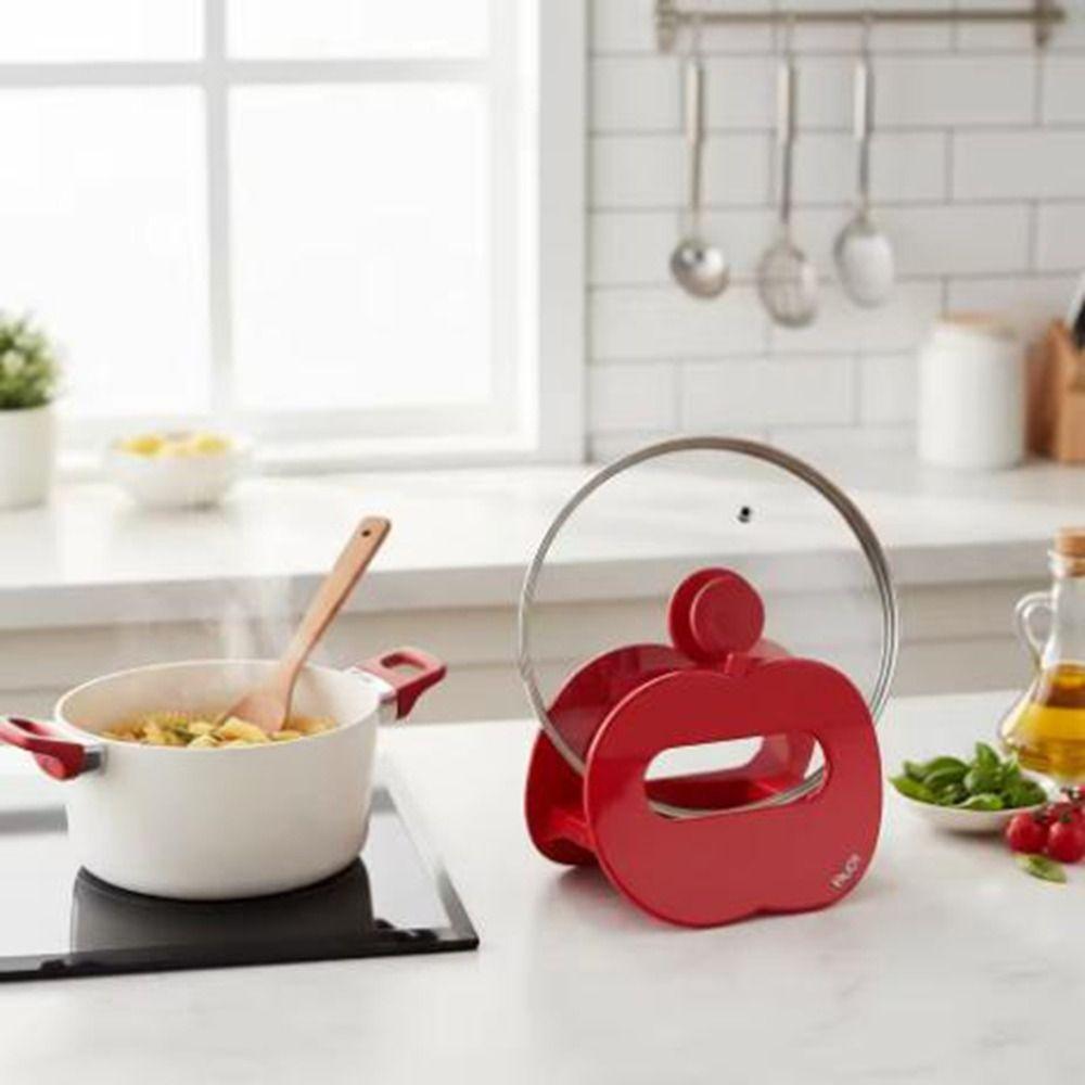 Plastic Cutting Board Holder Fruit Shape Pot Cover Holder Sturdy Utensil Holder Kitchen