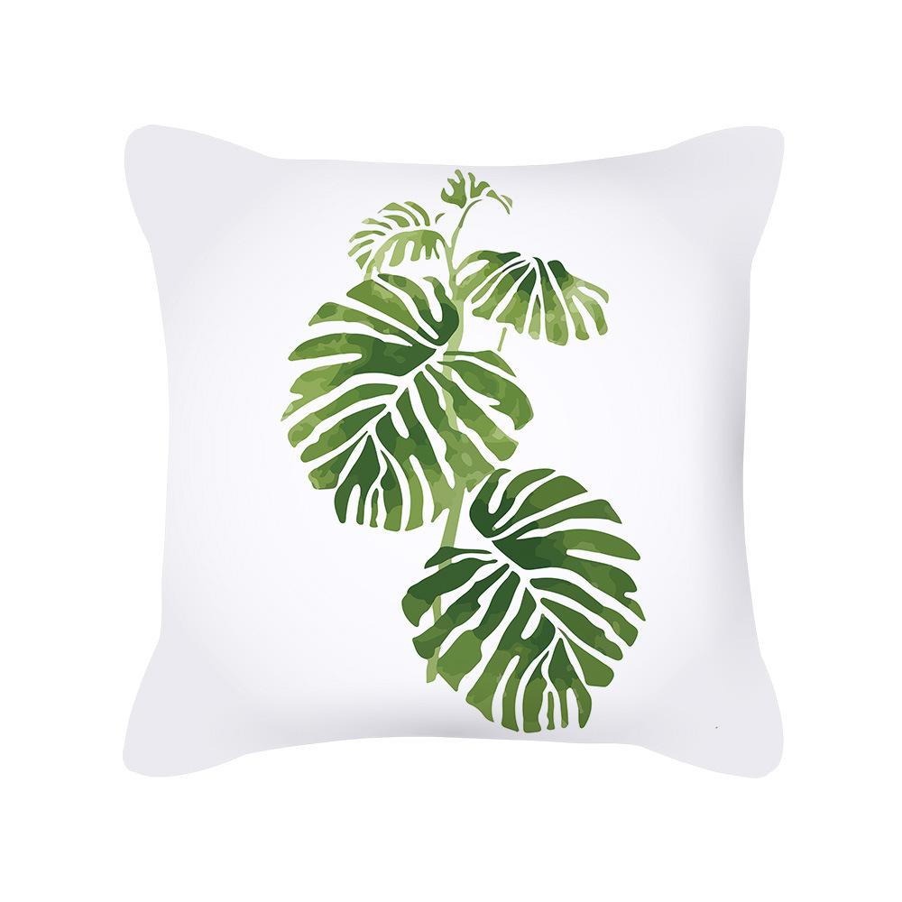New Nordic Home Green Plant Tropical Fruit Pillowcase Without Pillow Core Cushion Cover Waist Pillowcase