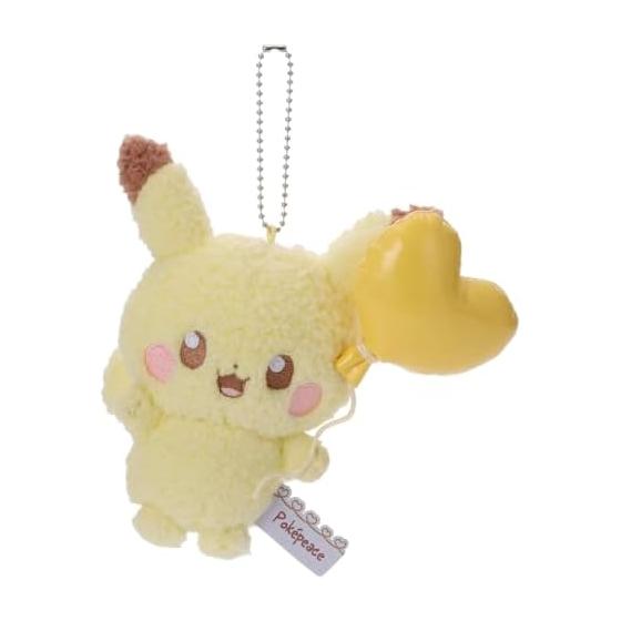 TAKARATOMY A.R.T.S Pokemon Pokepiece Plush Mascot (Mellow Heart) Pikachu Width approx. 15cm