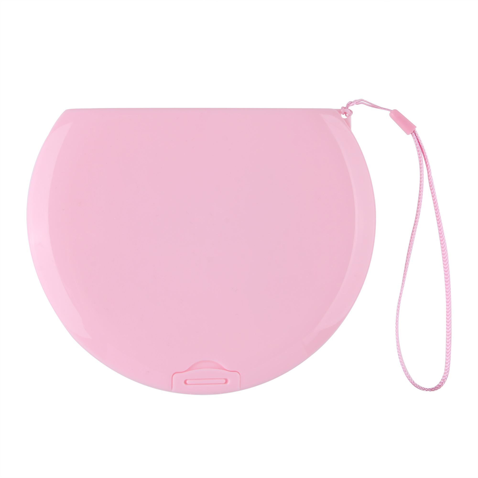 

Anti Pollution Semicircle Storage Box Face Covering Mouth Mask Cover Case Face Mask Storage Bag розовый