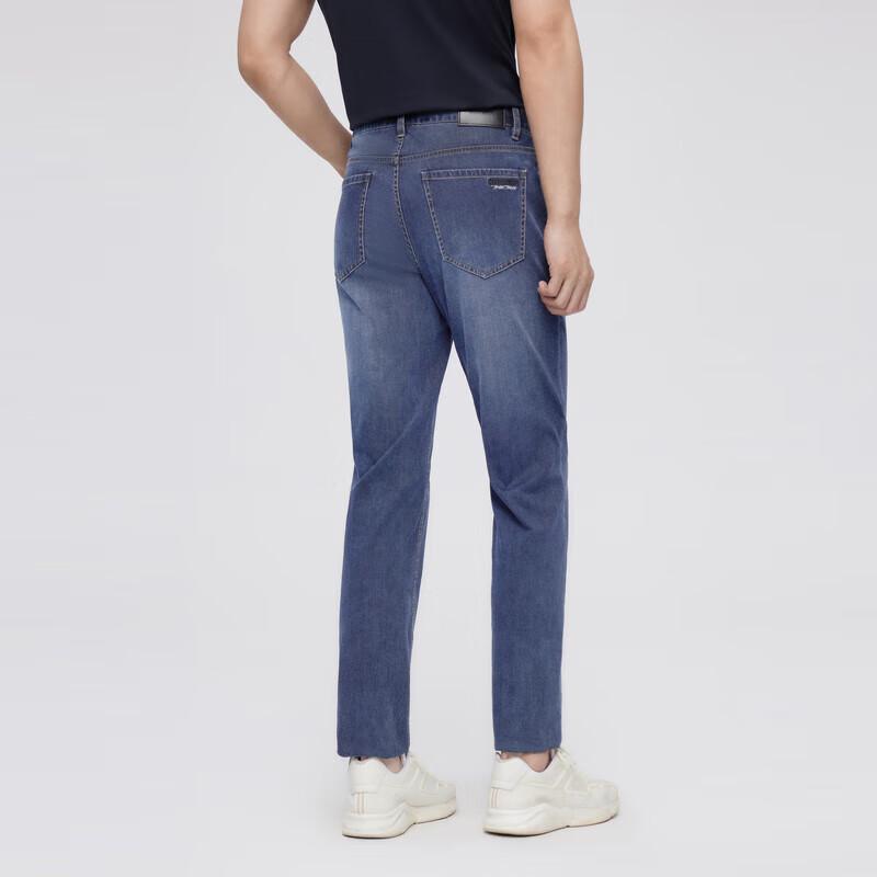 K-Boxing Men's Business Casual Straight-Leg Jeans NQRN2010