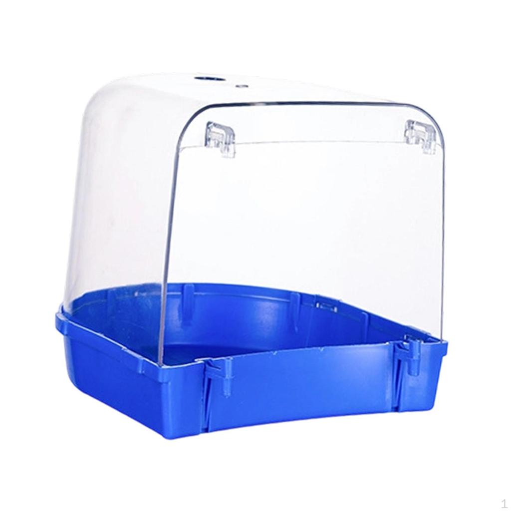Accessory Box for Bathtub And Birdcage, Parrots Parakeets, Materials with Hooks,