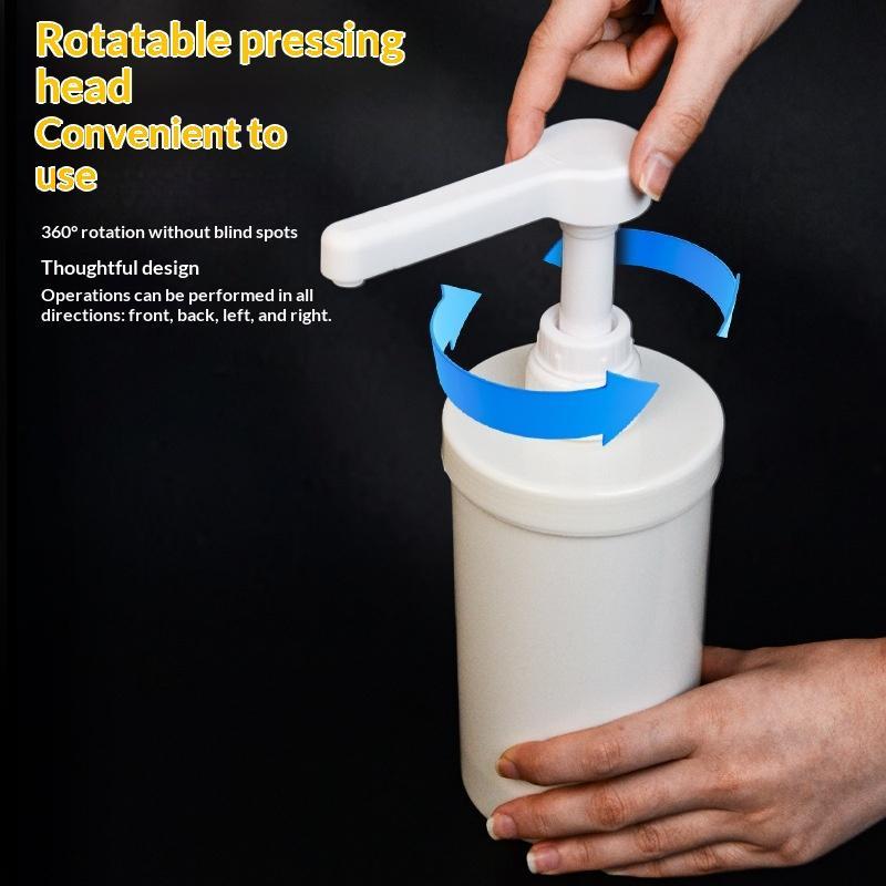 Food Grade Plastic Multipurpose Syrup Dispenser Detachable Design Accurate Pump For Cafe Milk Tea Shop Home Bar