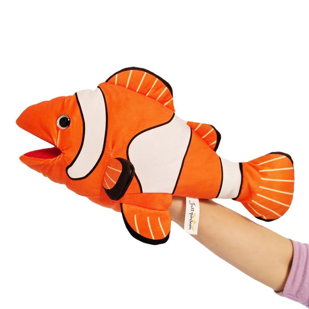 Plüschkrabbe Handpuppe Für Kinder Pädagogisches Spielzeug Weiches Meerestier Geschenk