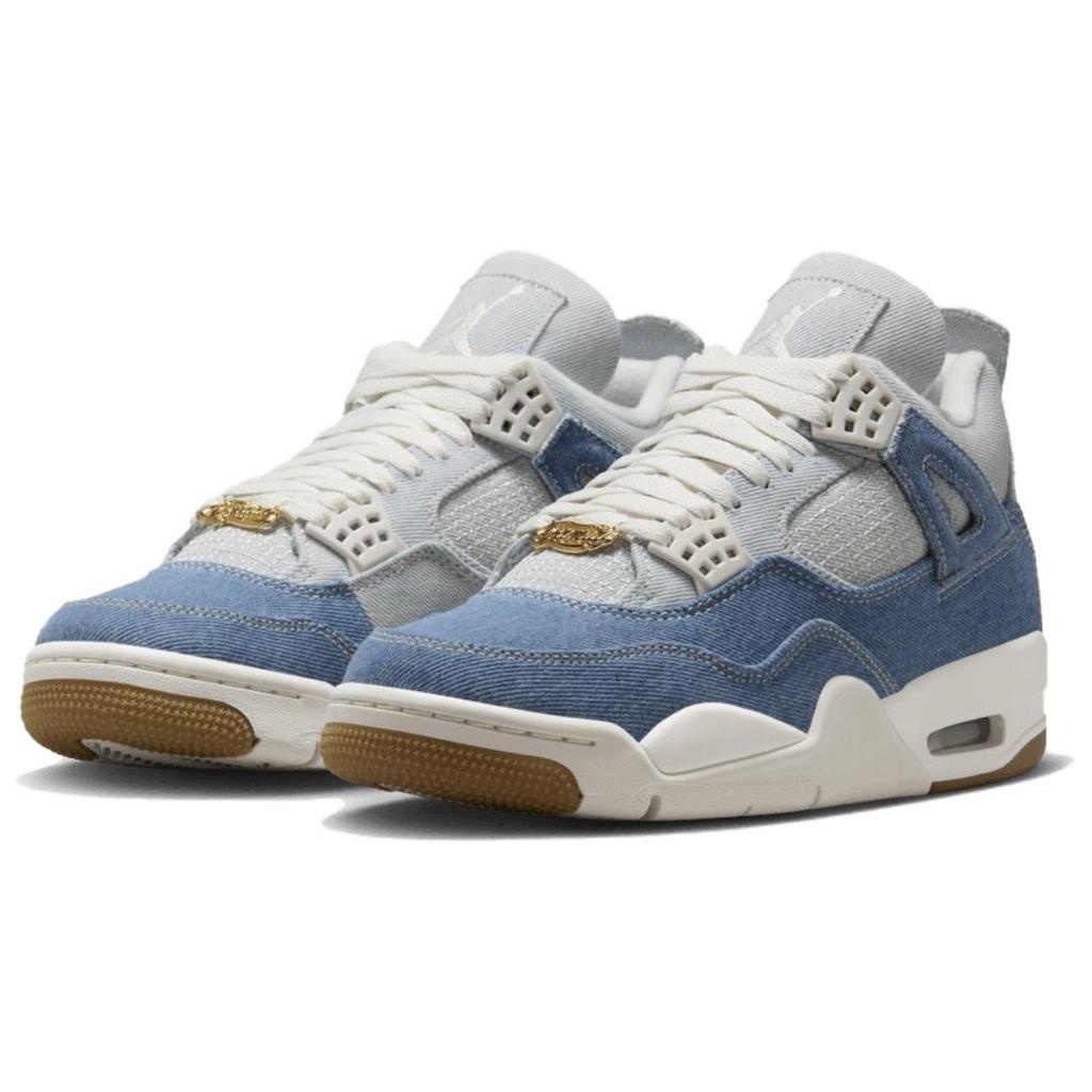 Jordan 4 Retro Tex Denim Abgenutztes Blau Damen IB6716-100