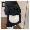 Nylon Casual Crossbody Bag For Women With Zipper Closure And Internal Pocket