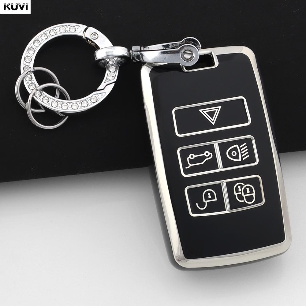 NEW TPU Car Remote Key Case Cover for Land Rover Range Rover Evoque Discovery Sport Velar for Jaguar XE E-PACE XF Accessories