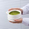 1 sada Japonská Matcha Sada, Biela Ústa s Matcha Misou a Matcha Metličkou Sada Čajová Sada, Darček pre Milovníkov Matcha