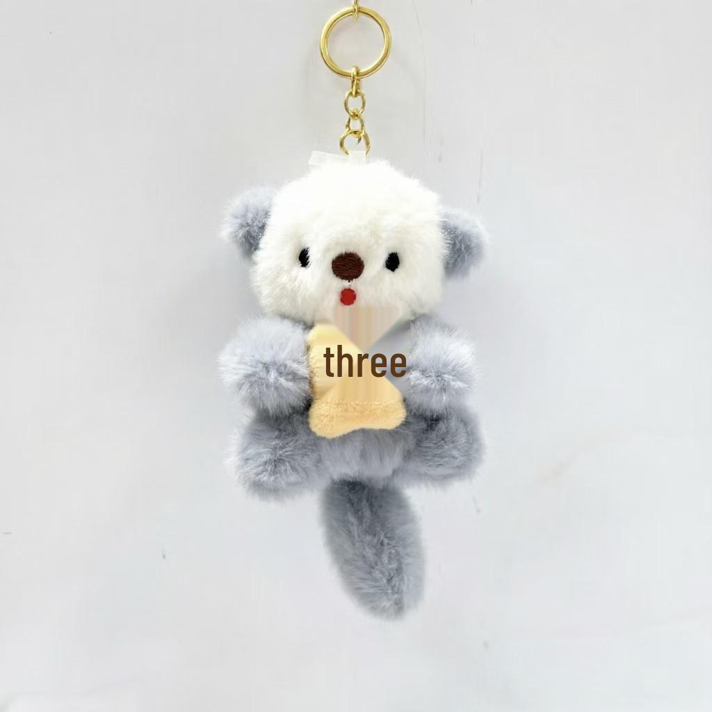 Cute Otter Plush Keychain and Bag Charm