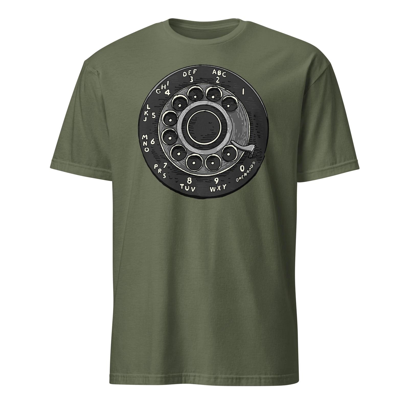 

Rotary Dial Phone Shirt Old Vintage Rotary Dial Telephone T-Shirt Size S-3XL 4XL