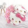 Three Pink Hello Kitty Design Automatic Opening and Closing Umbrella - Small Umbrella Suitable for Various Occasions, Portable 3-Fold Small Umbrella F