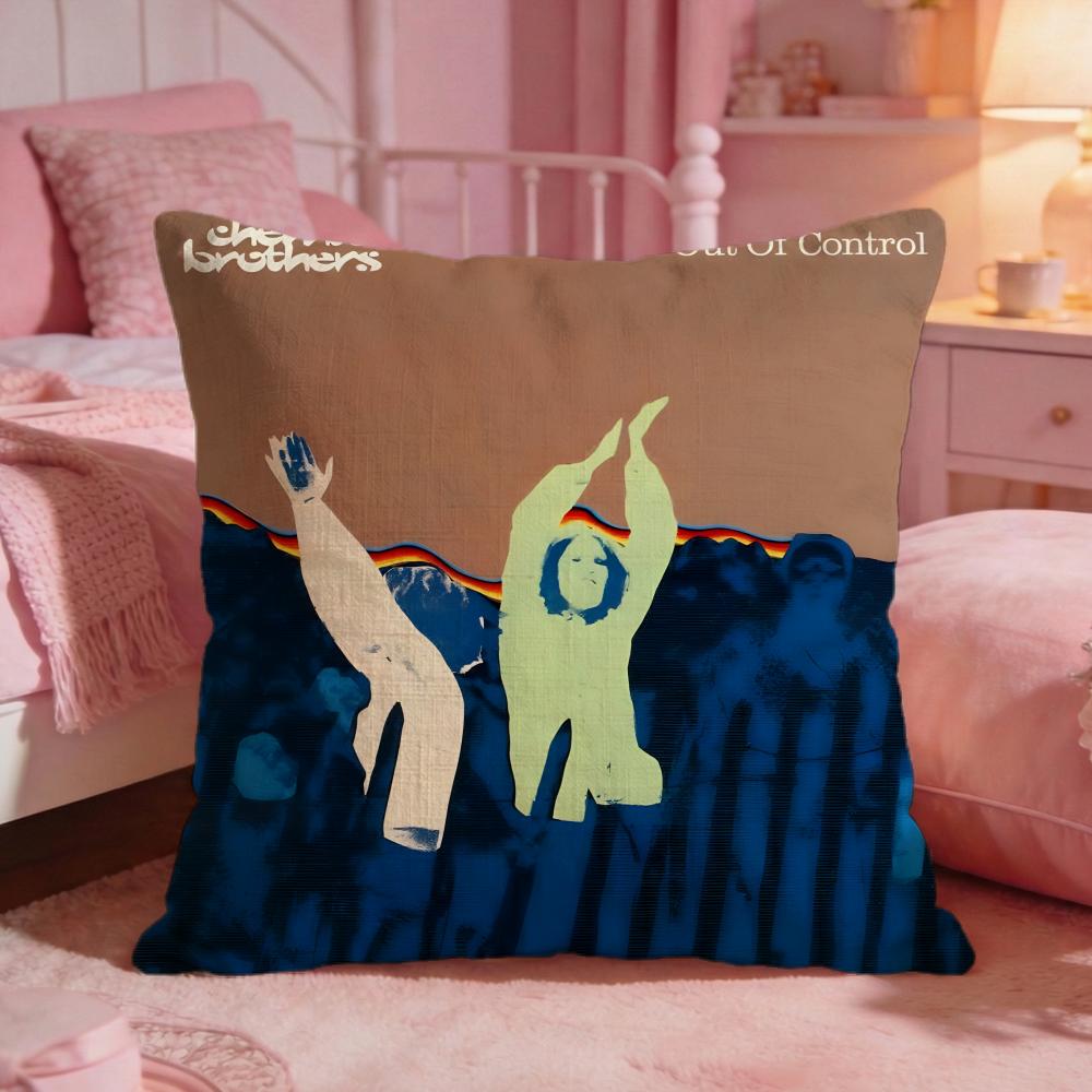 The CChemical Brothers Cushion Cover Premium Comfort Reversible Pillow Cove Two In One Design For Any Room Car Interior