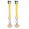 2PCS Pull Up Grip Balls Wood Half Sphere DIY Rock Climbing Holds Ball for Strength Training Hand Exercise Home Gym