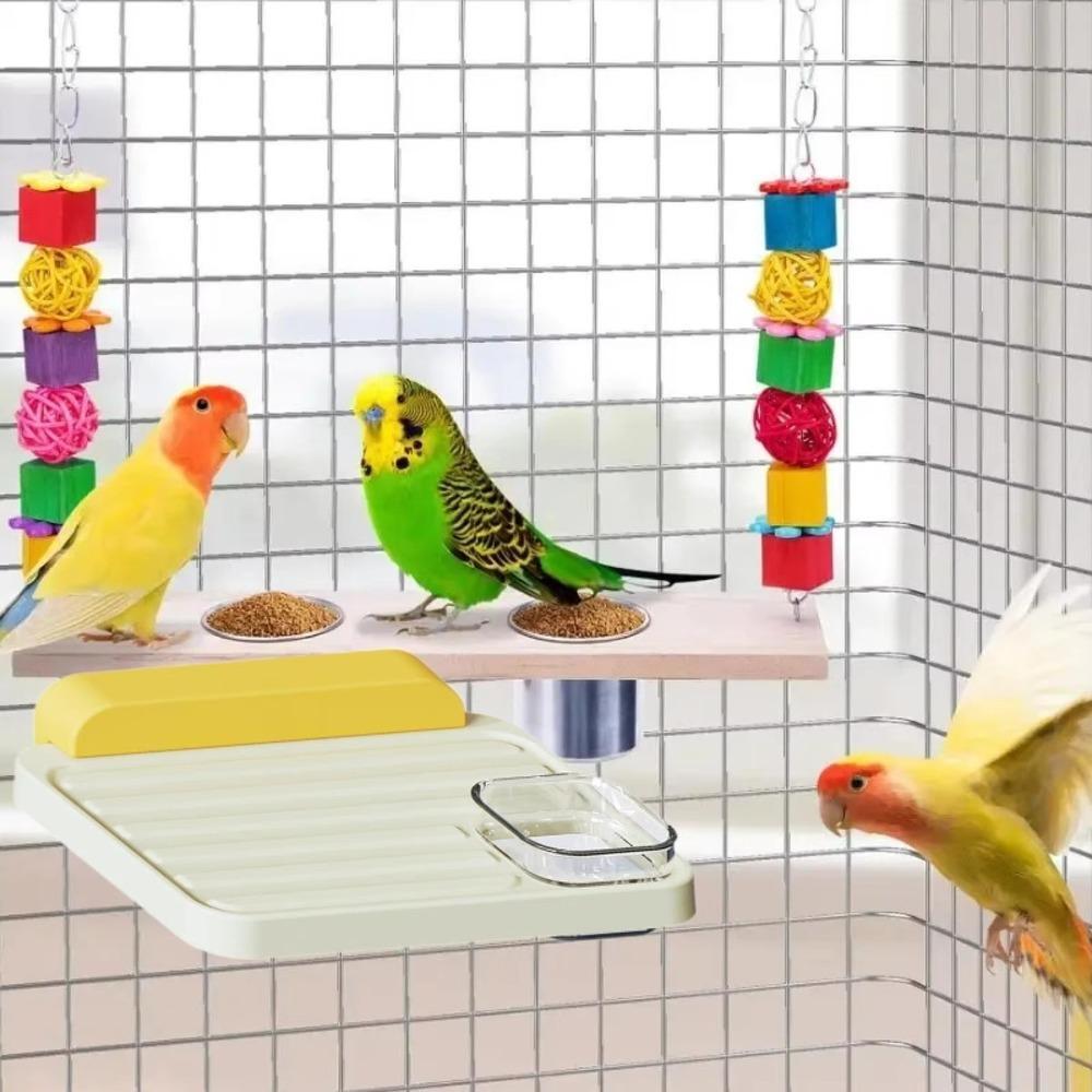Anti-turnover Bird Toy Activity Platform Stabilize Parrot Perch Stand Toy  Pet Accessories