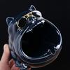New Household Cute Cartoon Fu Pig Dog Ashtray Creative Ceramic Ashtray Personalized Trend Windproof Fly Ash