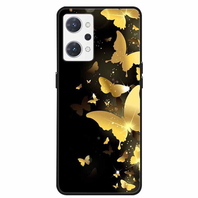 For Oppo Reno 7A 9A Case Phone Cover Soft Silicone Shockproof TPU Funda On For Oppo Reno9 A 5G Protection Capa Reno7 A / Reno9A