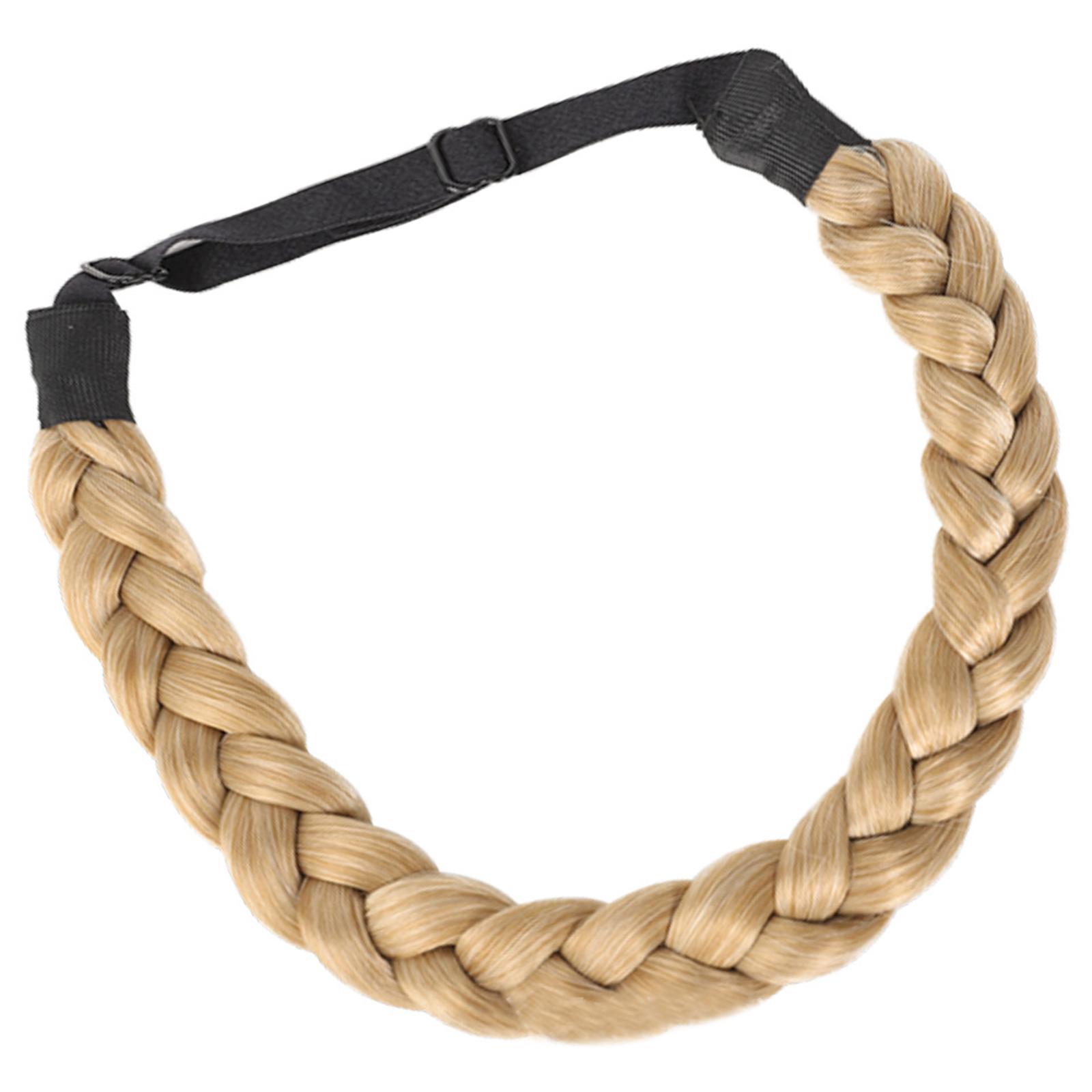 

Регулируемая плетеная повязка на голову для легких стильных причесок, аксессуары для волос, головной убор для свадеб и вечеринок T10