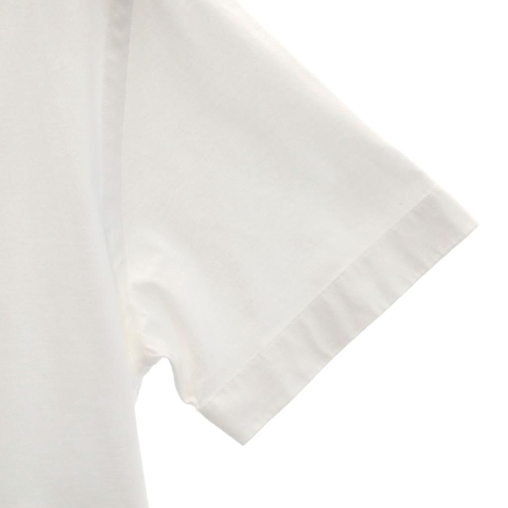 Giorgio Armani Made In Italy Short Sleeve Cotton Shirt 38 White Women Used
