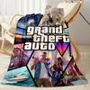 Grand Theft Auto Gta Vi Game Art Blanket Comfortable Perfect For Seaside Bed Couch For All Occasions Playful Design Ideal Gift For Birthday Valentine'