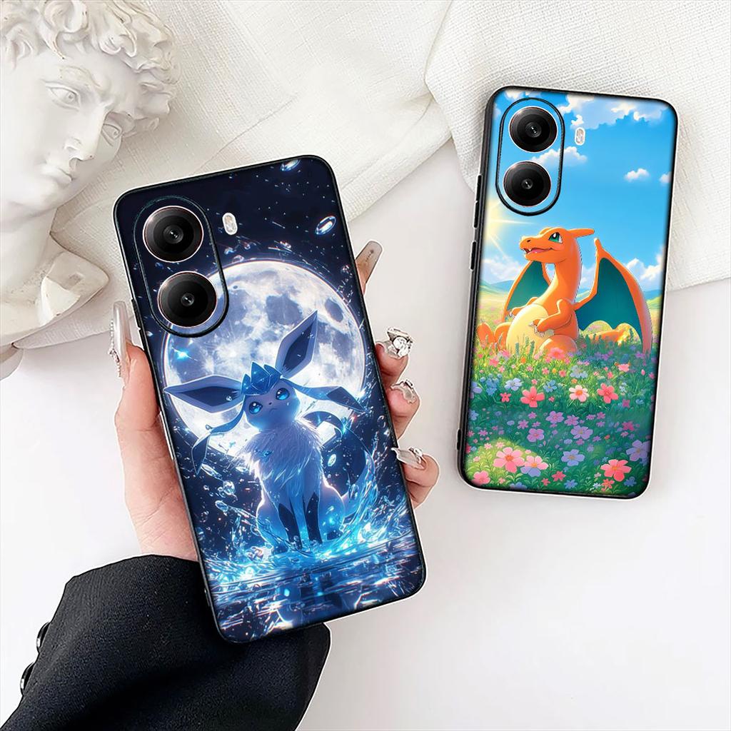 Charmander P-Pikachus P-Pokemons Phone Cover for Motorola Moto Edge 70 60 Fusion NEO Pro G Stylus G56 G96 G52 G04 G05 20 Case