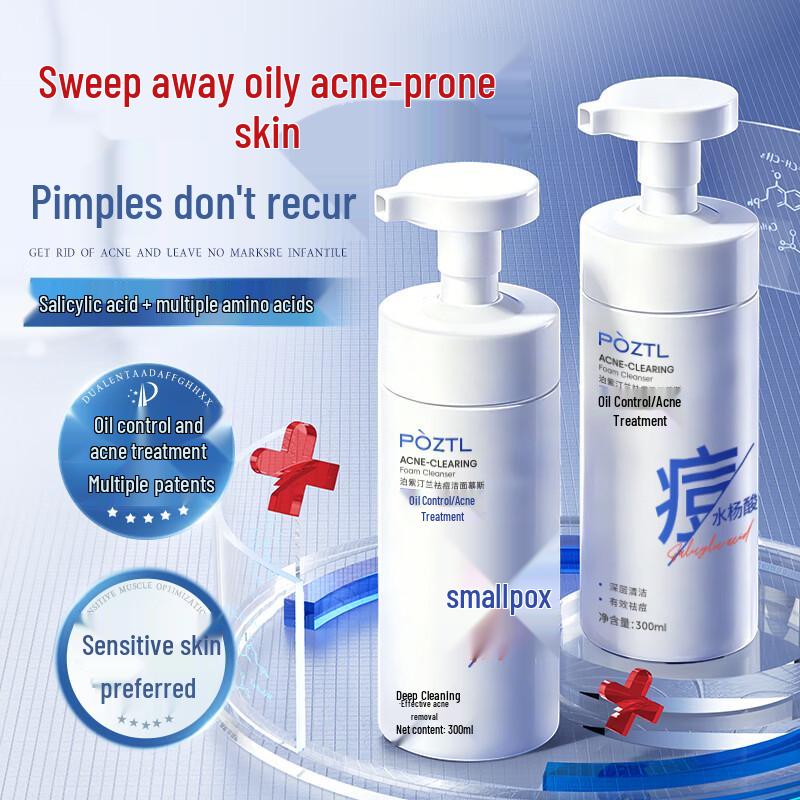 PÒZTL Oil Control & Acne Amino Acid Cleansing Mousse