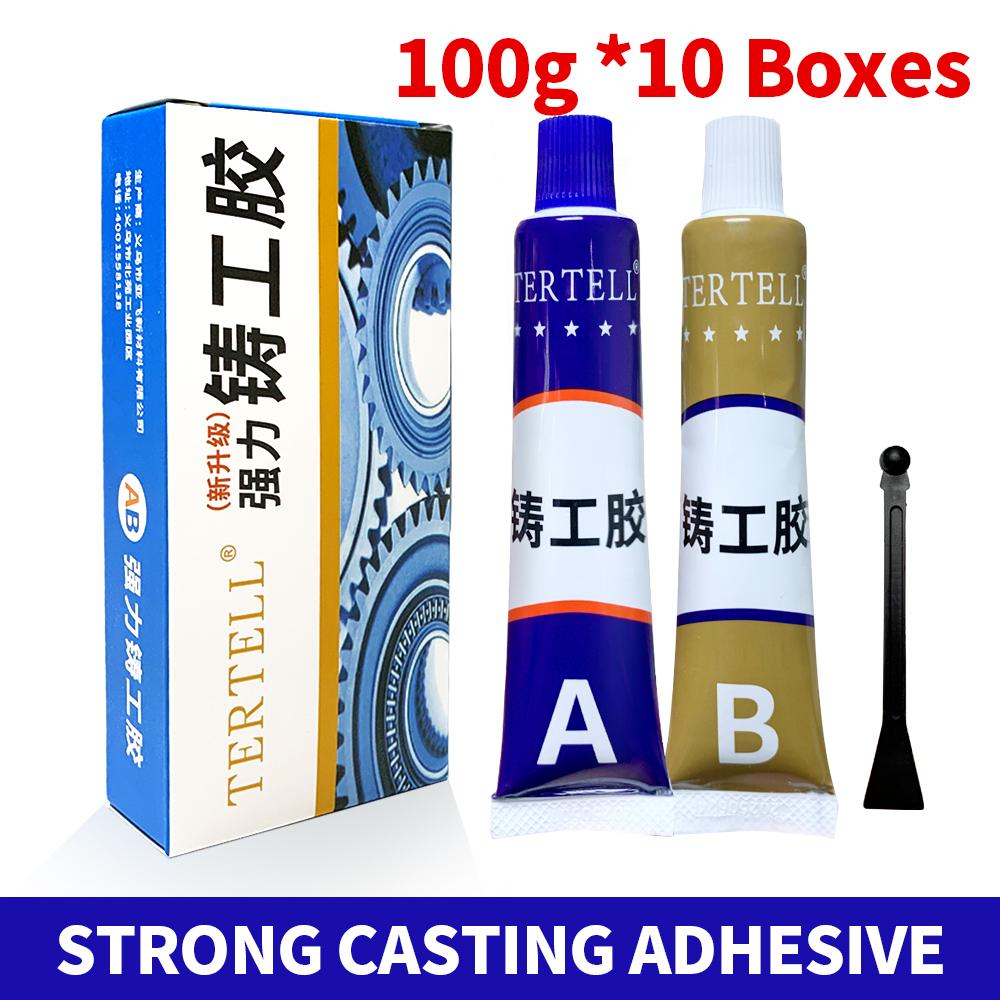 AB Type Casting Repair Glue High Temperature Resistant Liquid Metal Welding Filler Metal Repair Glue Caulking Agent Extra Strong