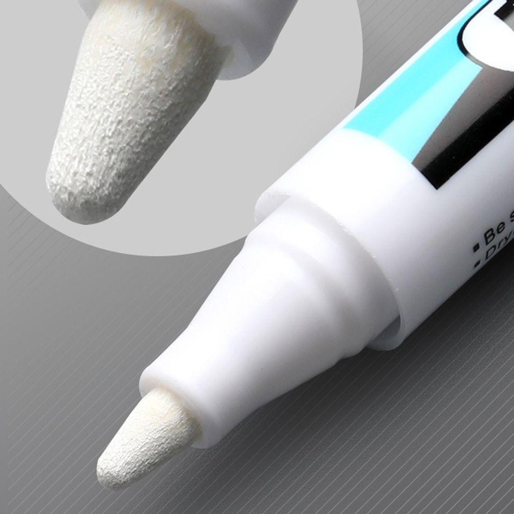 Not Easy To Fade White Permanent Paint Pen 0.7mm/1.0mm/.2.5mm Oily Marker Pen  Children Gift