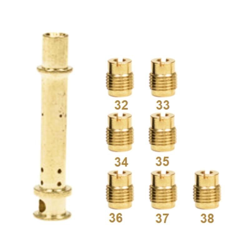 Set jet carburator aftermarket cu jeturi principale și jet lent pentru motocicleta 212cc Gx140 Gx160 Gx200