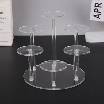 4 vrstvy průhledný odnímatelný akrylový stojan na displej čtvercový držák stojan na garážová sada slepá krabice stojan na displej stojan na šperky police