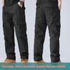Men's Straight-Leg Pure Cotton Multi-Pocket Work Pants
