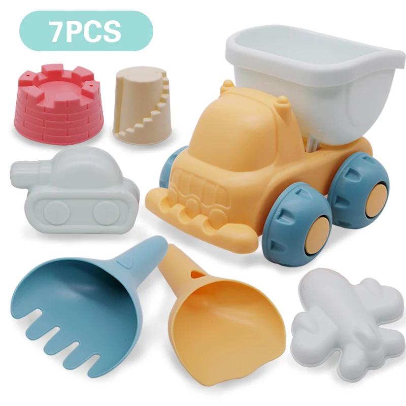 Soft Rubber Beach Toys Beach Water Play Sand Play Soft Material Summer Hot Selling Children's Water Play Toy Set