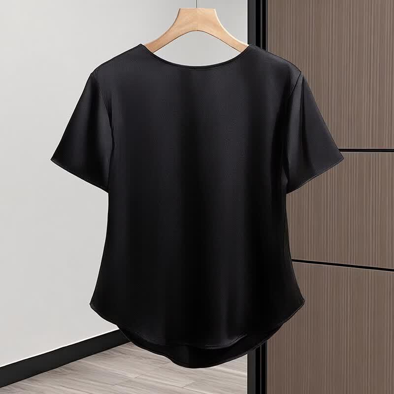 Women's Strappy Bowknot Slim-Fit Blouse