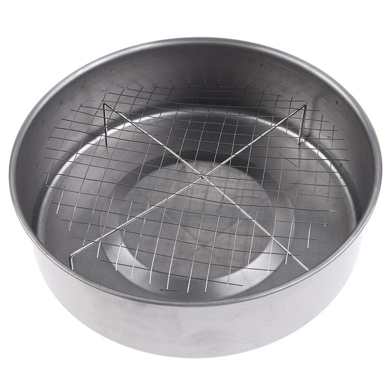 Portable Stainless Steel Mosquito Coil Box Outdoor Anti-mosquito Coil Seat with Lid Mosquito Coil Box