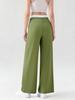 High Waist Straight Leg Women's Yoga Pants - Casual, Slimming, Loose Fit, Wide Leg Fitness Trousers