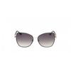Lunettes De Soleil Guess GU00259 59/15/135 Shiny Dark Green Front Metal Circle Galvan WOMAN GU00259