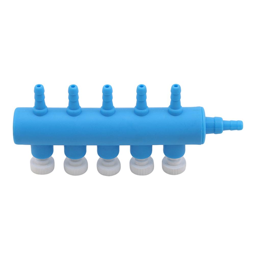 Aquarium Luftpumpe Schlauch Splitter Luftverteiler Einstellbare Tracheal Shunt Einzigen Loch Sauerstoff Booster Pumpe Adapter Zubehör