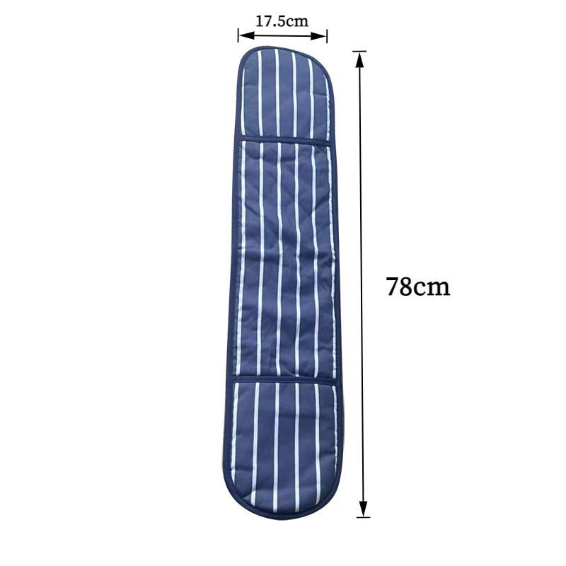 

Cotton Oven Mitts With Long Sleeve Heat Resistant For Cooking And Baking Safety BlueStripes