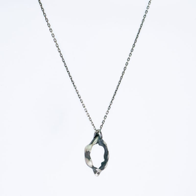 

HARANG HR 295N_Wavy Ring Necklace 42cm