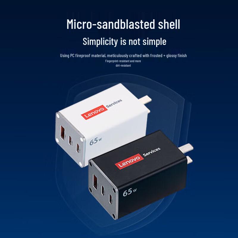 Lenovo 65W GaN 3-Port Fast Charger