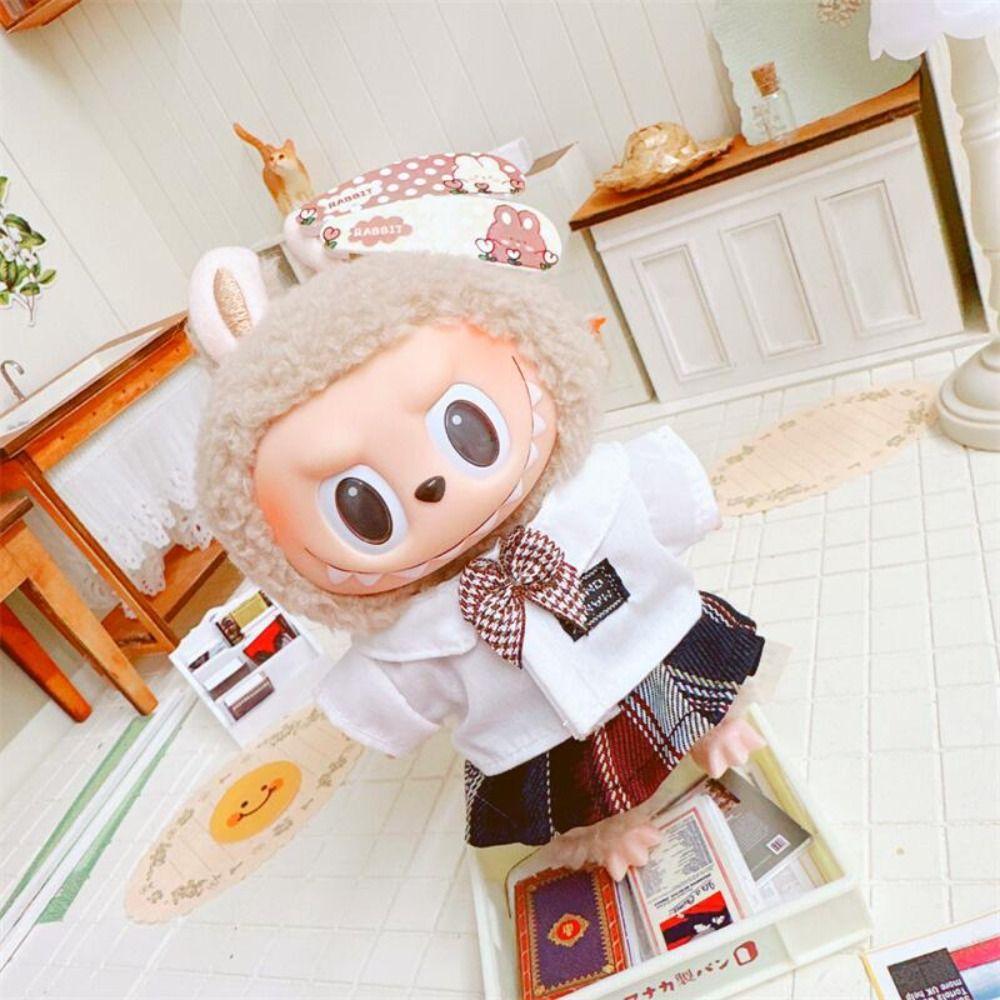 

Puppy&Cat 17cm Cotton Doll s Clothes Shirt Skirt Set Plush Dolls Clothes Kids Girls Toys Style 10