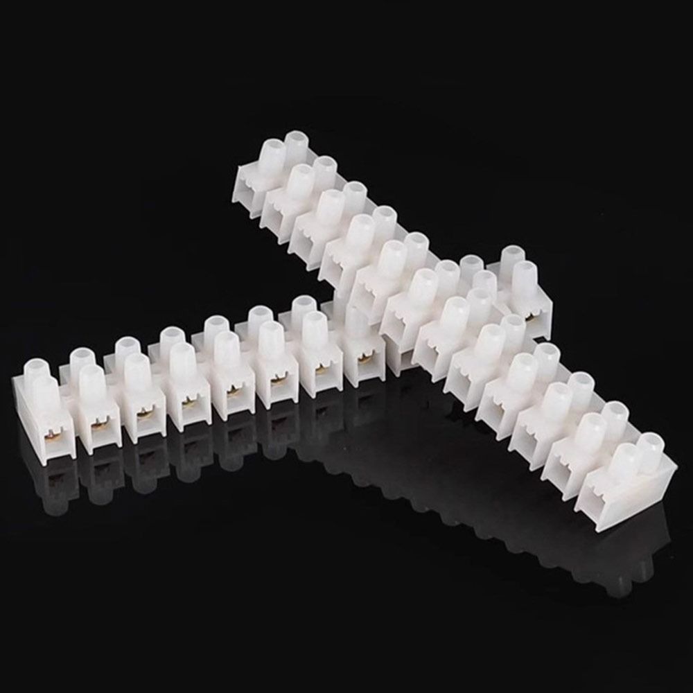 5Pcs Insulated Housing Wire Connector Block Screw Connection Screw Terminal Block  Electrical Wiring