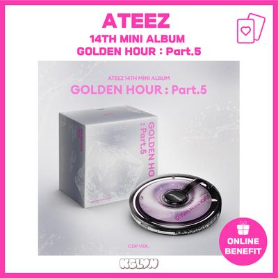 ATEEZ GOLDEN HOUR Del 5 CDP VER Fotokort Event Officiel Korea